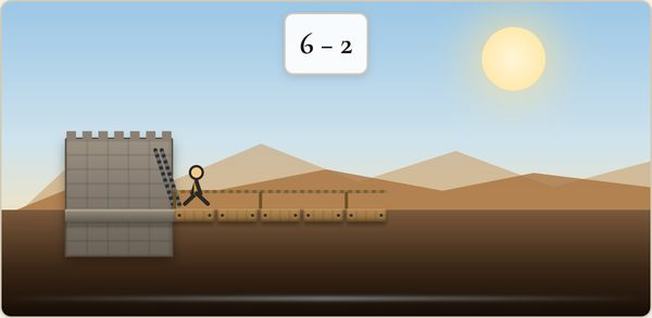 Bridge Run - free math game