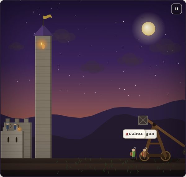 Dragon Siege - free typing game