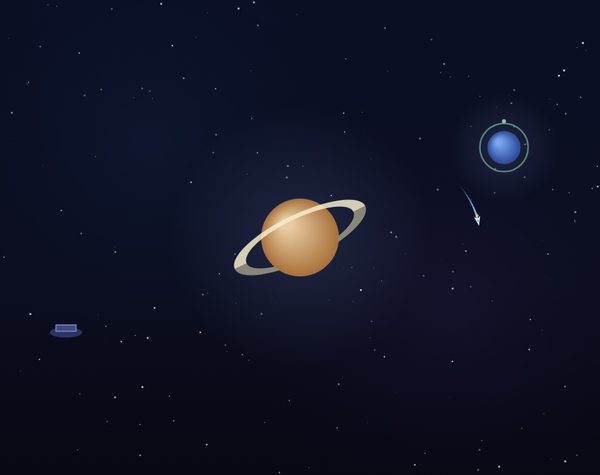 Gravity Slingshot - free astronomy game