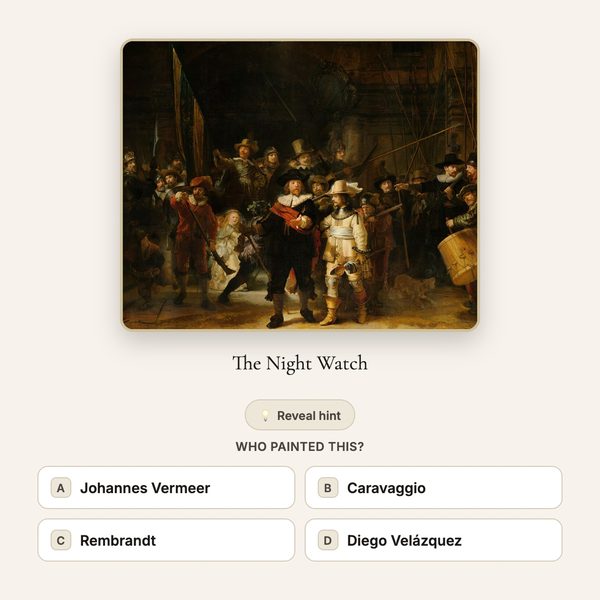 Who Painted It? - free art history game